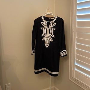 Tory Burch Tunic Navy linen dress